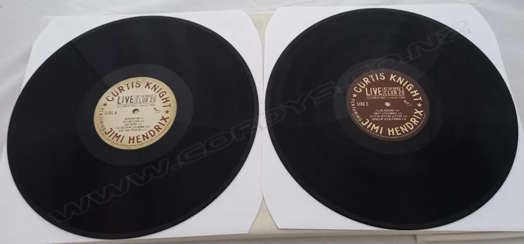 Curtis Knight Featuring Jimi Hendrix, Live At George's Club 20, (Double Album) Image 1++
